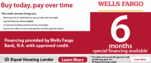 Wells Fargo financing