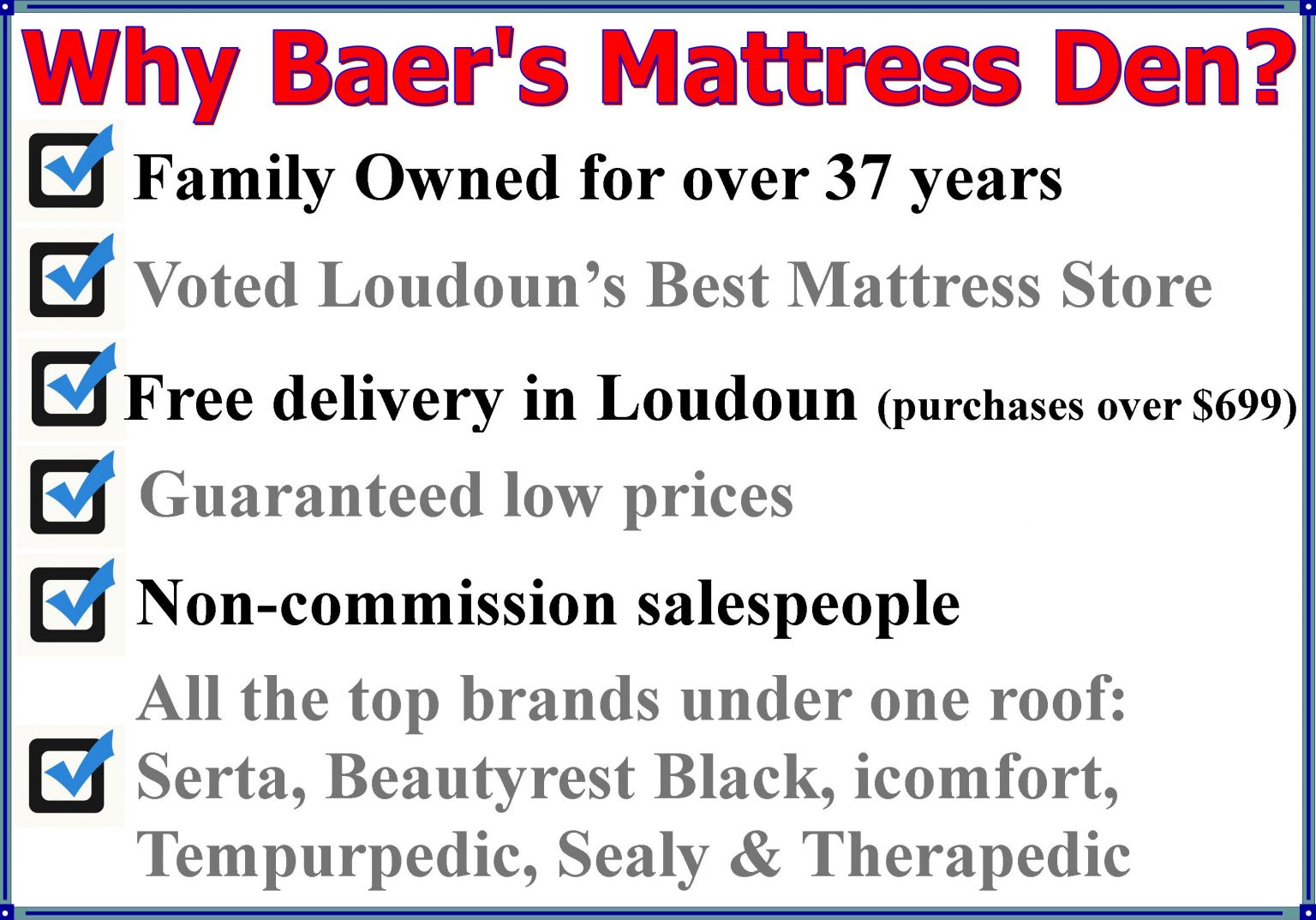 baers furniture mattress return policy